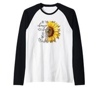 Sii Il Cambiamento Che Vuoi Vedere nel Mondo Maglia con Maniche Raglan