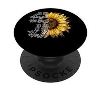 Sii il cambiamento che vuoi vedere nel mondo PopSockets PopGrip Adesivo