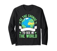 Sii Il Cambiamento da Vedere nel Mondo Maglia a Manica