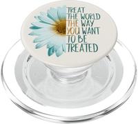 Sii il cambiamento, tratta il mondo con dignità! Girasole PopSockets PopGrip per MagSafe