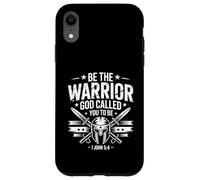 Sii il guerriero che Dio ti ha chiamato ad essere Versetto della Bibbia Custodia per iPhone XR