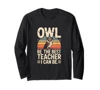 Sii Il miglior Insegnante Che Posso Essere Owl Vintage School Spirit Maglia a Manica