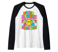 Sii Il Motivo per Cui Qualcuno sorride Oggi Rainbow Clouds Maglia con Maniche Raglan