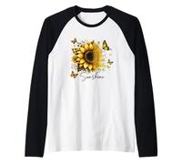Sii Il Sole Quando Non Lo Trovi - Arte Motivazionale Maglia con Maniche Raglan