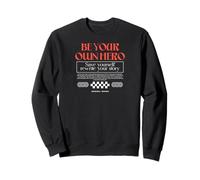Sii Il Tuo Eroe - Urban Typography Streetwear Felpa