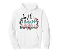 Sii la Luce Gesù Buon Natale I cristiani Amano Cristo Felpa con Cappuccio