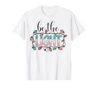 Sii la Luce Gesù Buon Natale I cristiani Amano Cristo Maglietta