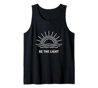 Sii la Luce Positivo Moderno Minimalista Inspirational Canotta