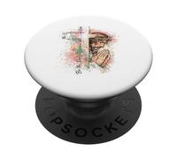 Sii la ragione per cui qualcuno crede in Gesù Croce Preghiera Fede PopSockets PopGrip Adesivo