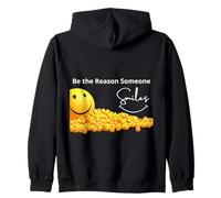 Sii la Ragione per Cui Qualcuno sorride Good Vibes Felpa con Cappuccio