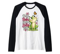 Sii la Ragione per Cui Qualcuno sorride Oggi Carino Rana Maglia con Maniche Raglan