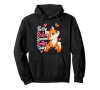 Sii la Ragione per Cui Qualcuno sorride Oggi Cute Fox Felpa con Cappuccio