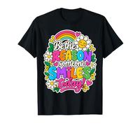 Sii la Ragione per Cui Qualcuno sorride Oggi Rainbow Daisy Maglietta