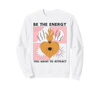 Sii l'energia Che Vuoi attirare (Spiritual Boho Graphic) Felpa