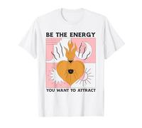 Sii l'energia Che Vuoi attirare (Spiritual Boho Graphic) Maglietta