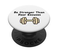 Sii più forte delle tue scuse PopSockets PopGrip Adesivo