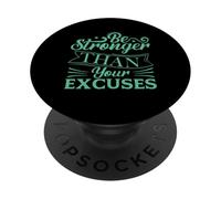 Sii più forte delle tue scuse PopSockets PopGrip Adesivo