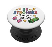 Sii più forte delle tue scuse PopSockets PopGrip Adesivo