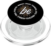 Sii positivo Mindful Intelligente Umile Motivazionale Donne Uomini Bambini PopSockets PopGrip per MagSafe