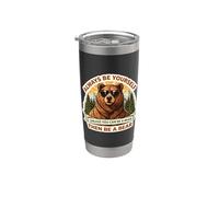 Sii sempre te stesso a meno che tu non possa essere un orso e poi essere un orso Bicchiere termico in acciaio inox doppia parete