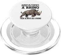 Sii sempre te stesso a meno che tu non possa essere un rinoceronte PopSockets PopGrip per MagSafe