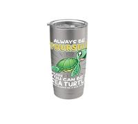 Sii sempre te stesso a meno che tu non possa essere una tartaruga marina Bicchiere termico in acciaio inox doppia parete