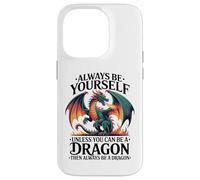 Sii te stesso a meno che tu non possa essere un drago, amo il drago Custodia per iPhone 14 Pro