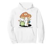 Sii Te Stesso Non scusarti Cottagecore Frog Felpa con Cappuccio