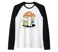 Sii Te Stesso Non scusarti Cottagecore Frog Maglia con Maniche Raglan