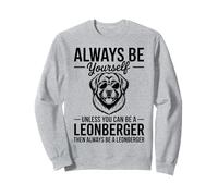 Sii Un Cane Leonberger Funny Leonberger Felpa