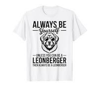 Sii Un Cane Leonberger Funny Leonberger Maglietta