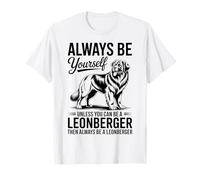 Sii Un Cane Leonberger Funny Leonberger Maglietta