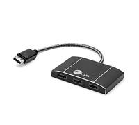 SIIG 3 porte DisplayPort a DisplayPort MST Hub 4k UHD - 1x3 DP a DP Muti Monitor Splitter - Multi-Stream Transport (MST) Tecnologia - Ultra HD fino a 3840x2160@30Hz (4K)