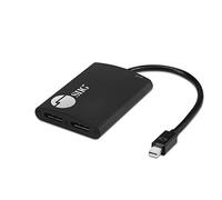 SIIG Mini DisplayPort 1.2 a 2 porte DisplayPort MST Hub Video Splitter, non per HDMI, DisplayPort Daisy Chain Monitor, non per MacOS, conforme TAA (CE-DP0J11-S1)