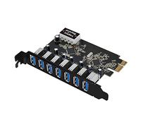 SIIG Scheda PCI Express a 7 porte da PCIe a USB 3.0 serie Legacy e Beyond (scheda host PCIe esterna), supporta UASP