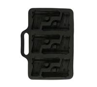 SiIicone - Stampo per cubetti di ghiaccio, a forma di pistola/lumaca, per bevande