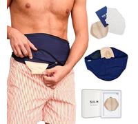 SIIL Cintura per stomia Blue + Protezione dello stoma | PROTEZIONE TOTALE per la tua sacca per stomia | Coperture per sacche ileostomiche e colostomiche | Prodotto in Europa (Medium)