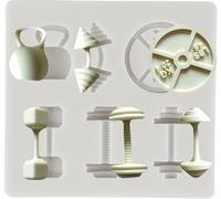 Sijiangmold Attrezzature sportive e fitness, fondente, stile fronzoli, forma per cupcake, decorazione torte, caramelle, cioccolato, gomma, pasta polimerica, set di