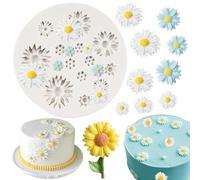 Sijiangmold Margherita Fiori Fondente Forma Fiori Caramelle Stampi In Silicone Per Decorazione Della Torta Cioccolato Cupcake Topper Polimero Argilla