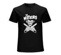 SIJINIRO Maglietta The Eors-This Evil Things Mad Sin,Demented are Go,Klingonz,Psychobilly,Rockab Tee, Nero , XL