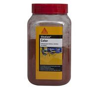 SIKA - Colorante in polvere per cemento/calce/gesso - SikaCem Color Rosso - Colore uniforme - Resistente ai raggi UV - Non influisce sul tempo di assunzione delle malte - Dosaggio facile - 800 g