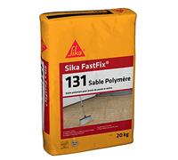 Sika FastFix 131 - Sabbia polimerica per riempimento di giunti di pavimentazione e lastre, 20 kg, Tono sabbia