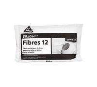 SIKA - Fibre sintetiche da 12 mm per microcalcestruzzo e calcestruzzo - SikaCem Fibre 12 Bianco - Limite la fessurazione - Aumenta l'impermeabilità e la resistenza agli urti - Pronto all'uso - 600 g