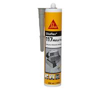 Sika flex-117 Metal Force Grigio Chiaro, Colla da costruzione, sigillante polimerico tutti i metalli, sigillante adesivo per coperture in metallo, sigillante metallico per lamiere e facciate