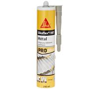Sika flex 147 metallo grigio chiaro, colla polimerica speciale metallo, mastice tutti i metalli, interno ed esterno, 290ml