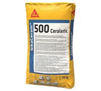 Sika - Sika Ceram 500 Ceralastic, Grigio Scuro - Impermeabilizzante cementizio rapido fibrorinforzato - Adesivo per piastrelle - Pacchetto da 20kg