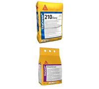 SIKA - Kit Posa Piastrelle medie e piccole a parete e pavimento che include Colla e Stucco color Beige