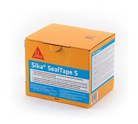 Sika - Sika SealTape S, Giallo/Bianco - Nastro impermeabilizzante per sigillatura di giunti e raccordi in zone umide - Rotolo da 10m