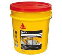 SIKA - Pasta bituminosa impermeabile - Sika Igol 2, Nero - Barriera contro l'umidità per fondazioni e opere interrate - Formato convenienza per grandi superfici - Facile da stendere - 18kg
