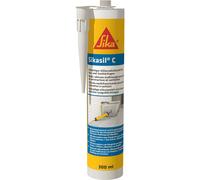 Sika - Sikasil C, Trasparente - Sigillante siliconico multiuso per applicazioni in bagni e cucine - Resistente a raggi UV, funghi e muffa - 300ml